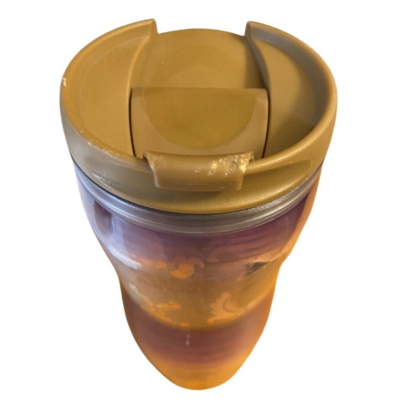 2008 Starbucks 12 OZ Tumbler Gold Foil Deer Birds - Picture 5 of 5